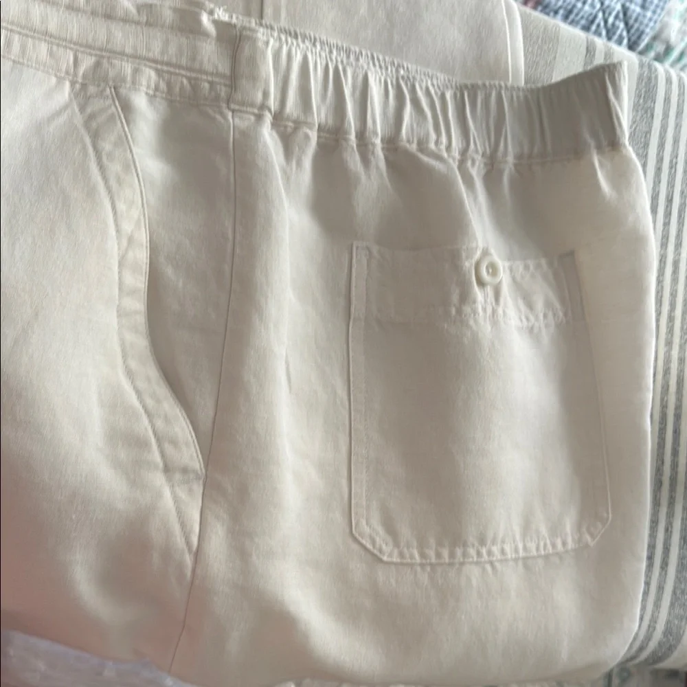 Cubavera Off-White Linen Pants